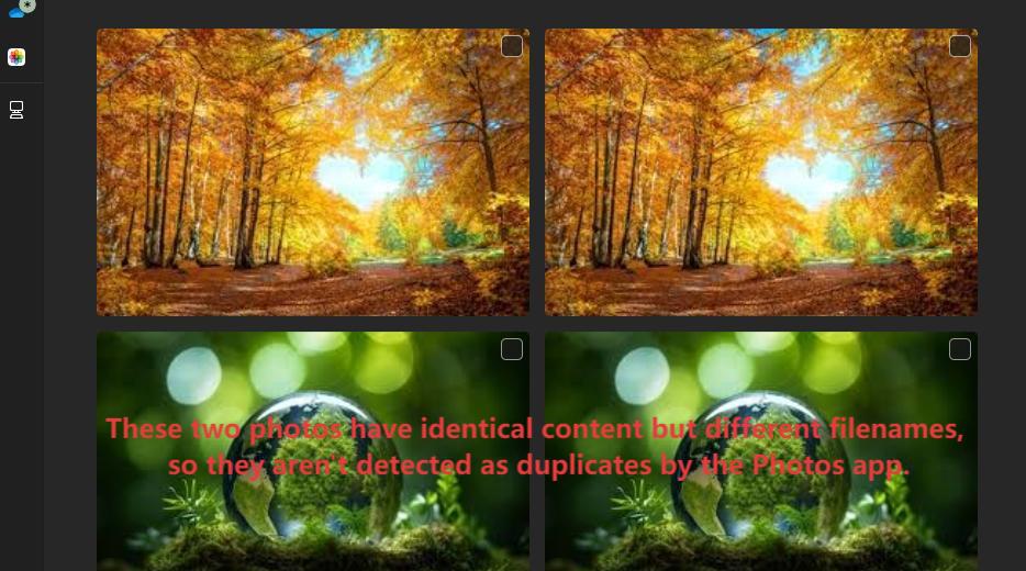 not all duplicates are detected