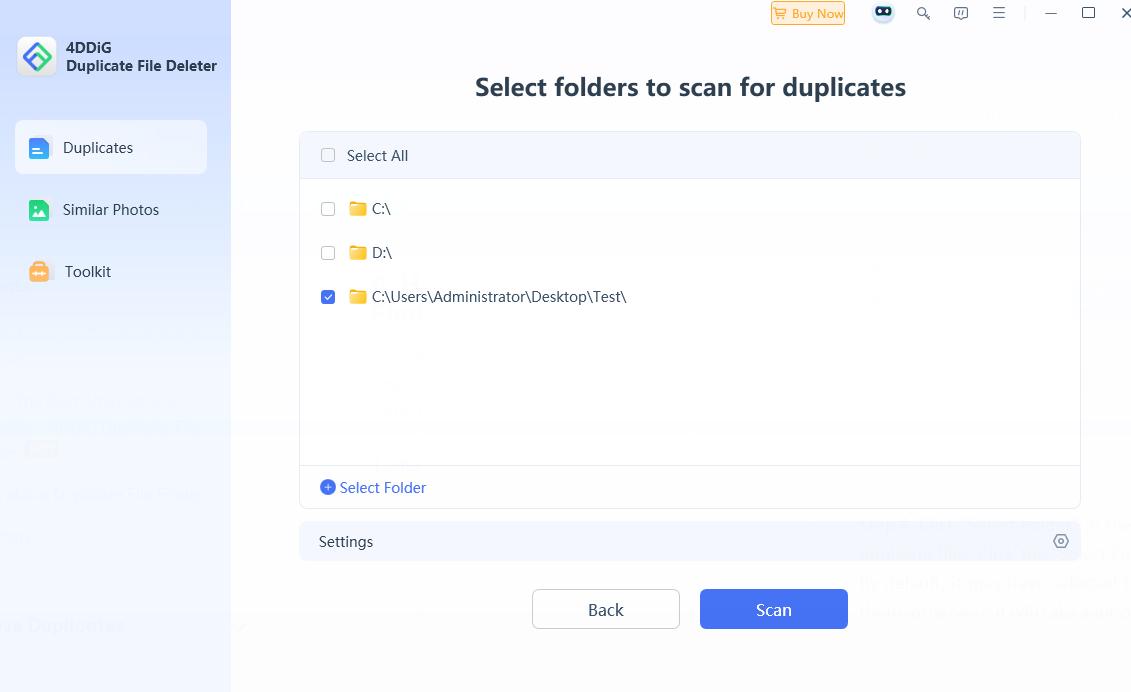 deselect C and D drives