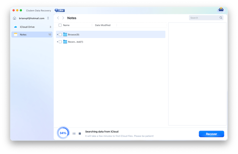 recover icloud notes with cisdem 04