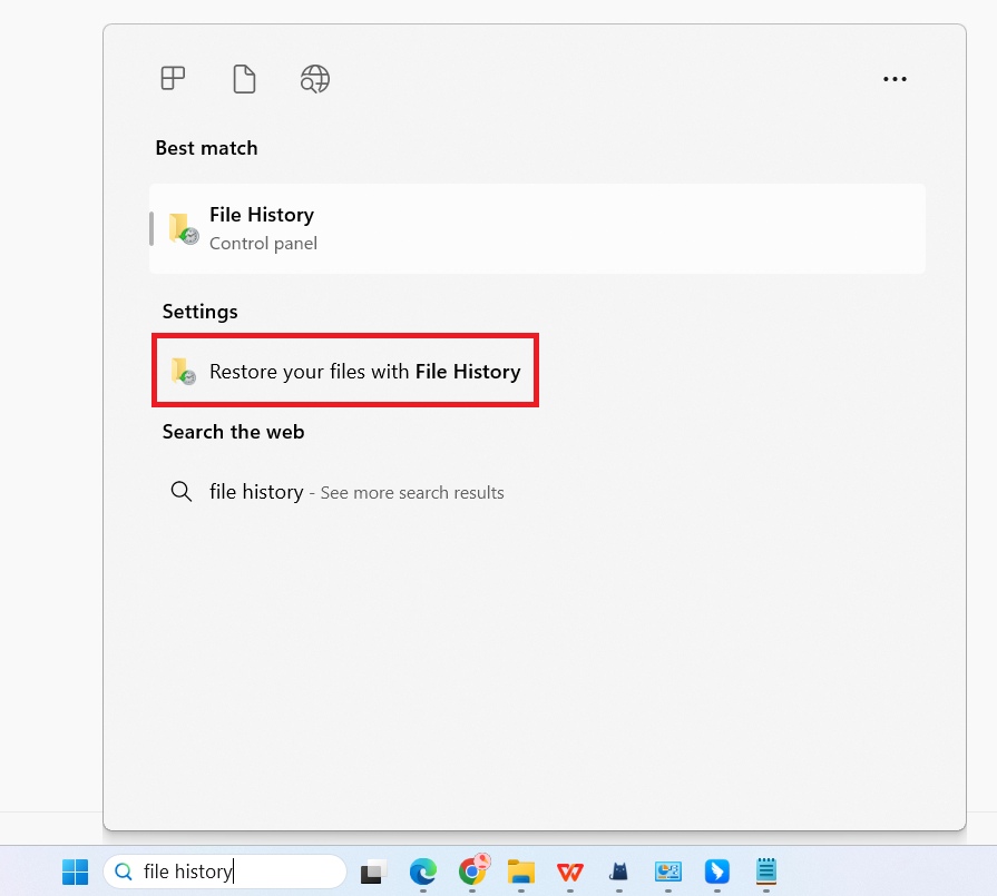 while organizing files you accidentally deleted windows01
