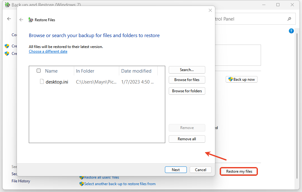 while organizing files you accidentally deleted windows05