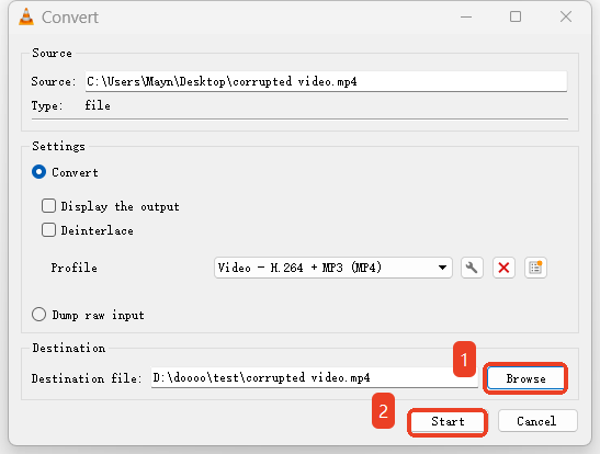 repair mp4 with vlc06