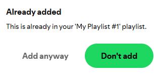 the song is already exist