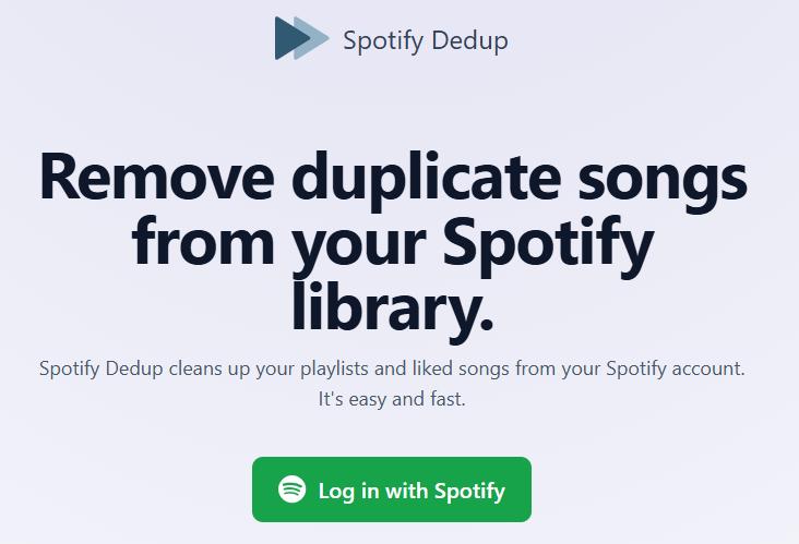 log in with Spotify