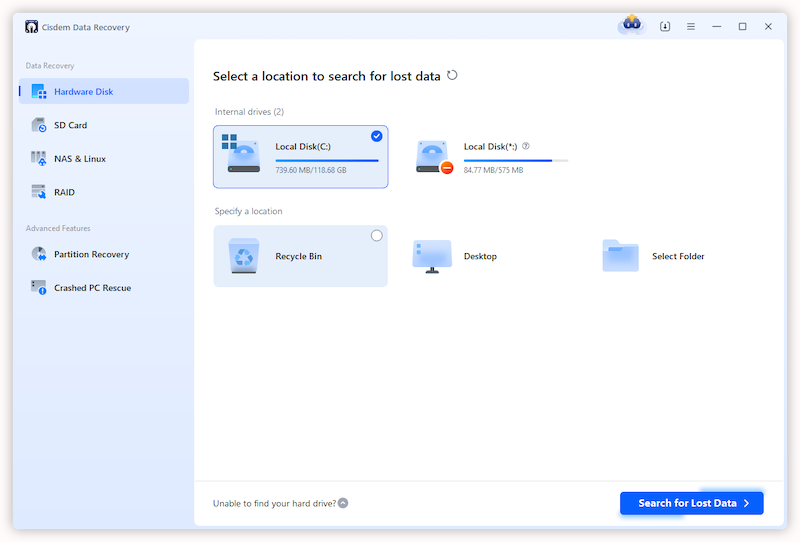 recover dll cisdem 01