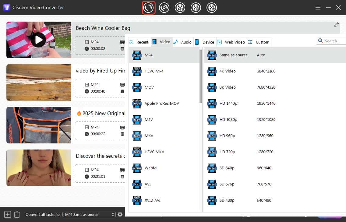 convert ad videos to any format