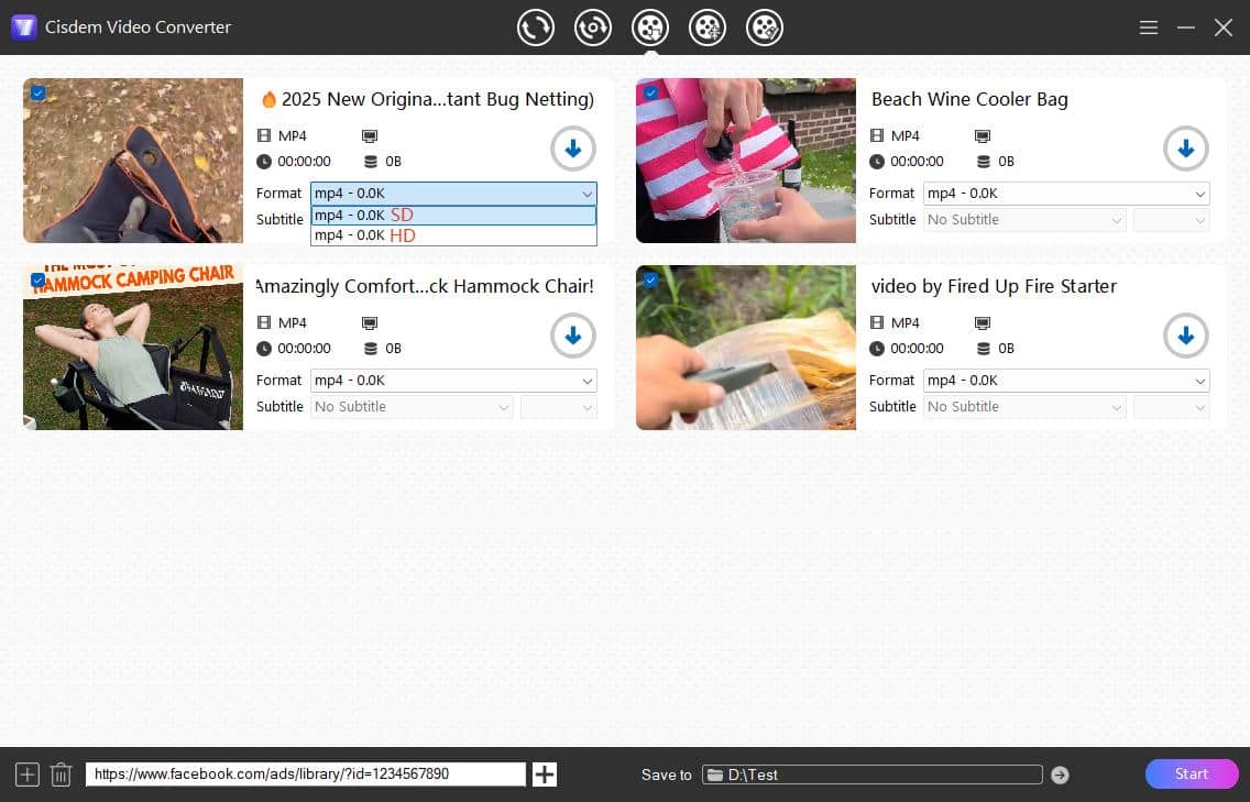 cisdem download ad videos