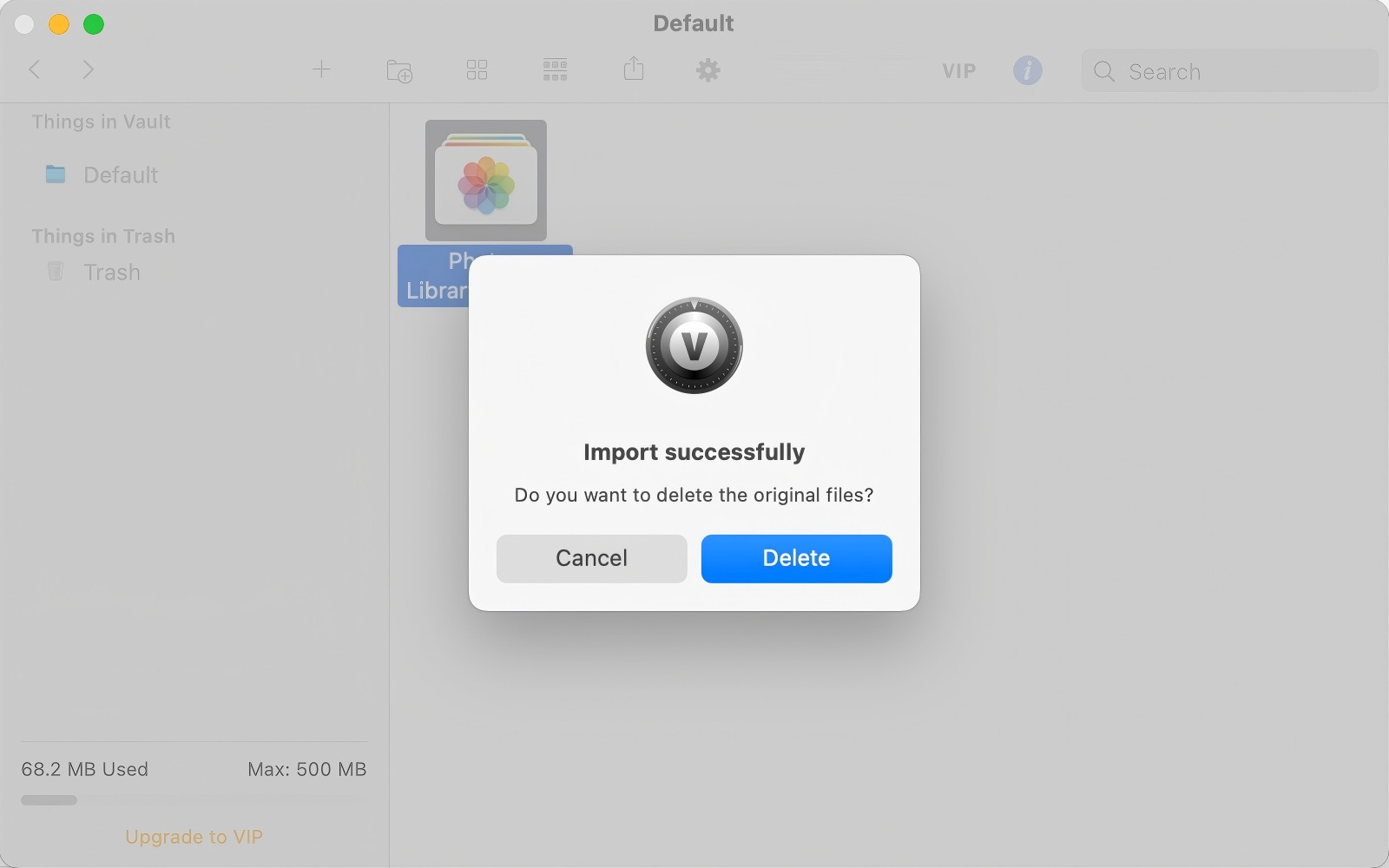 delete original files