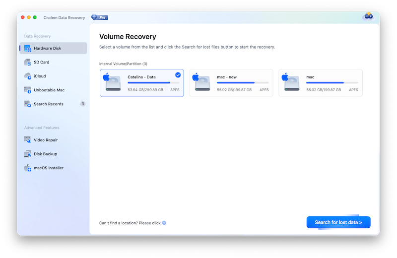 recover recording cisdem02