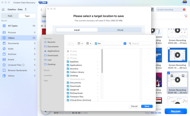 recover recording cisdem06