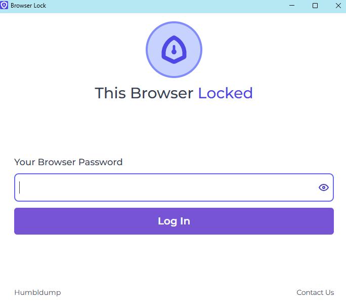 browser locked