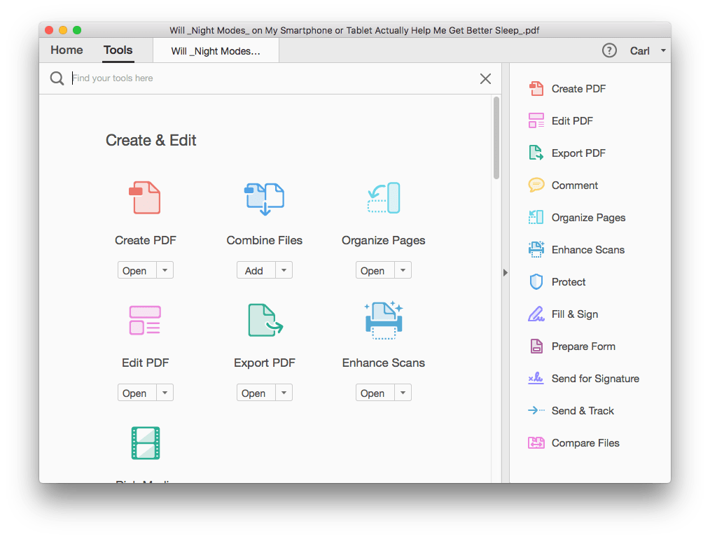 convert pdf to excel on mac with adobe 01
